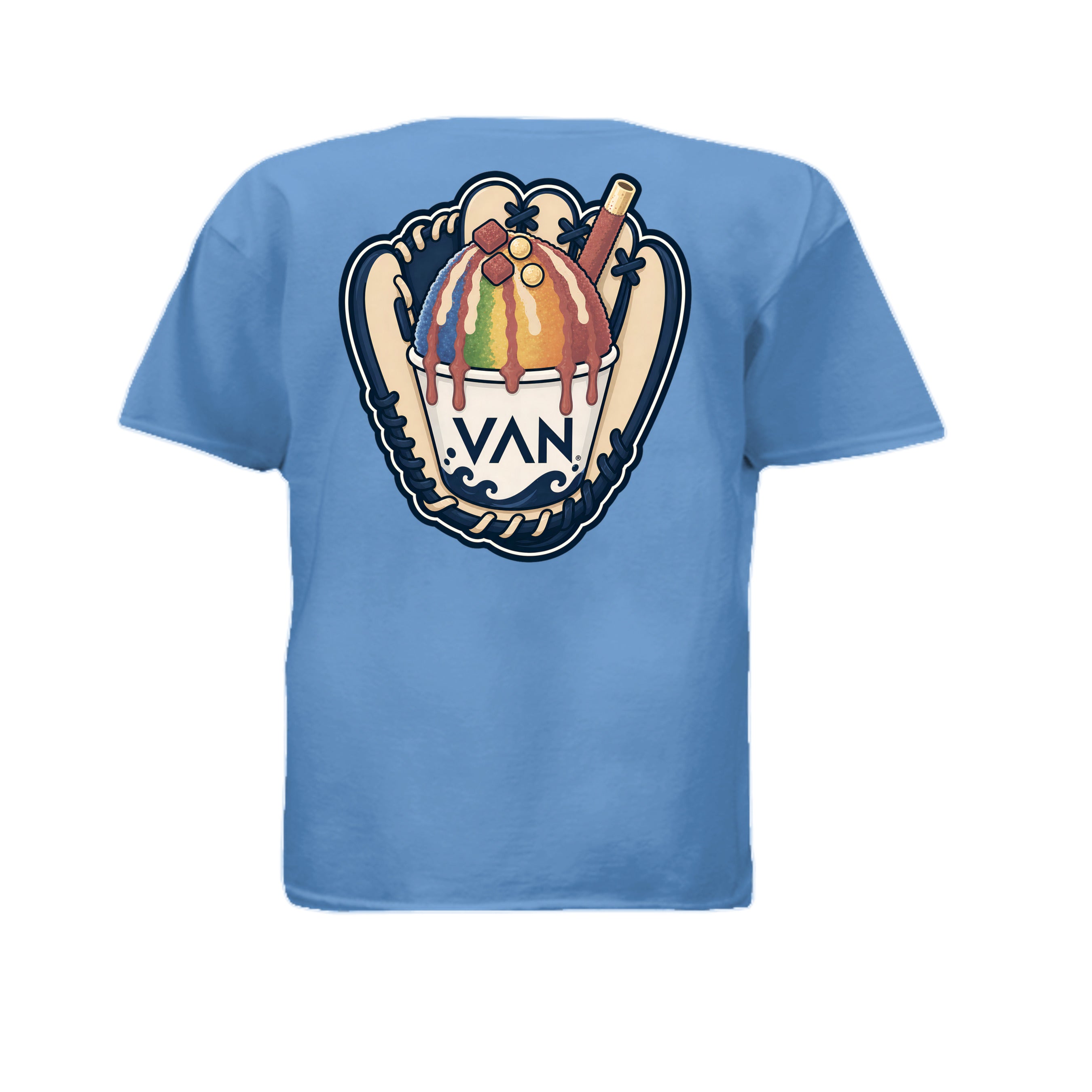 Heather Columbia Blue - 3312 - BACK