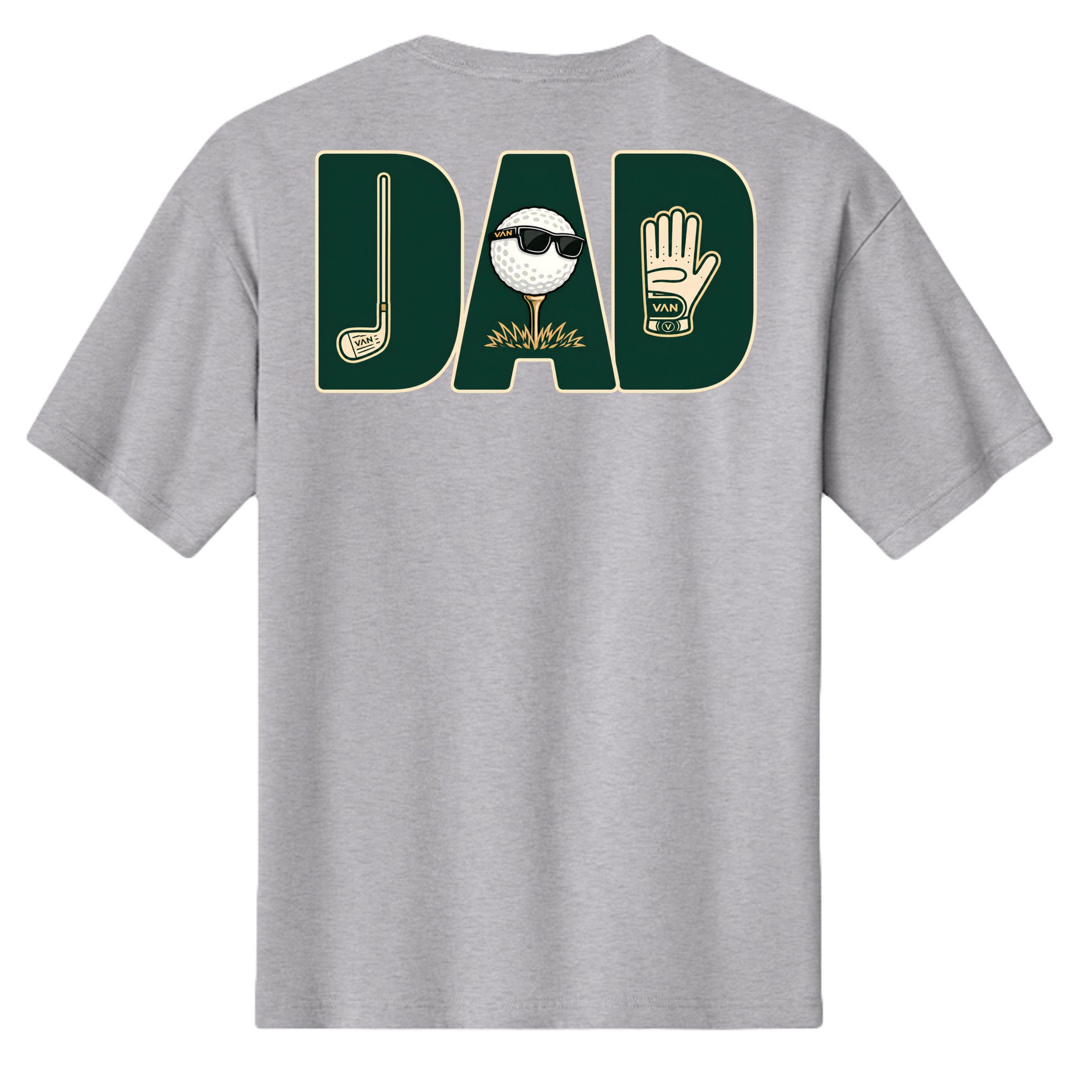 ATHLETIC HEATHER - 3010C - BACK