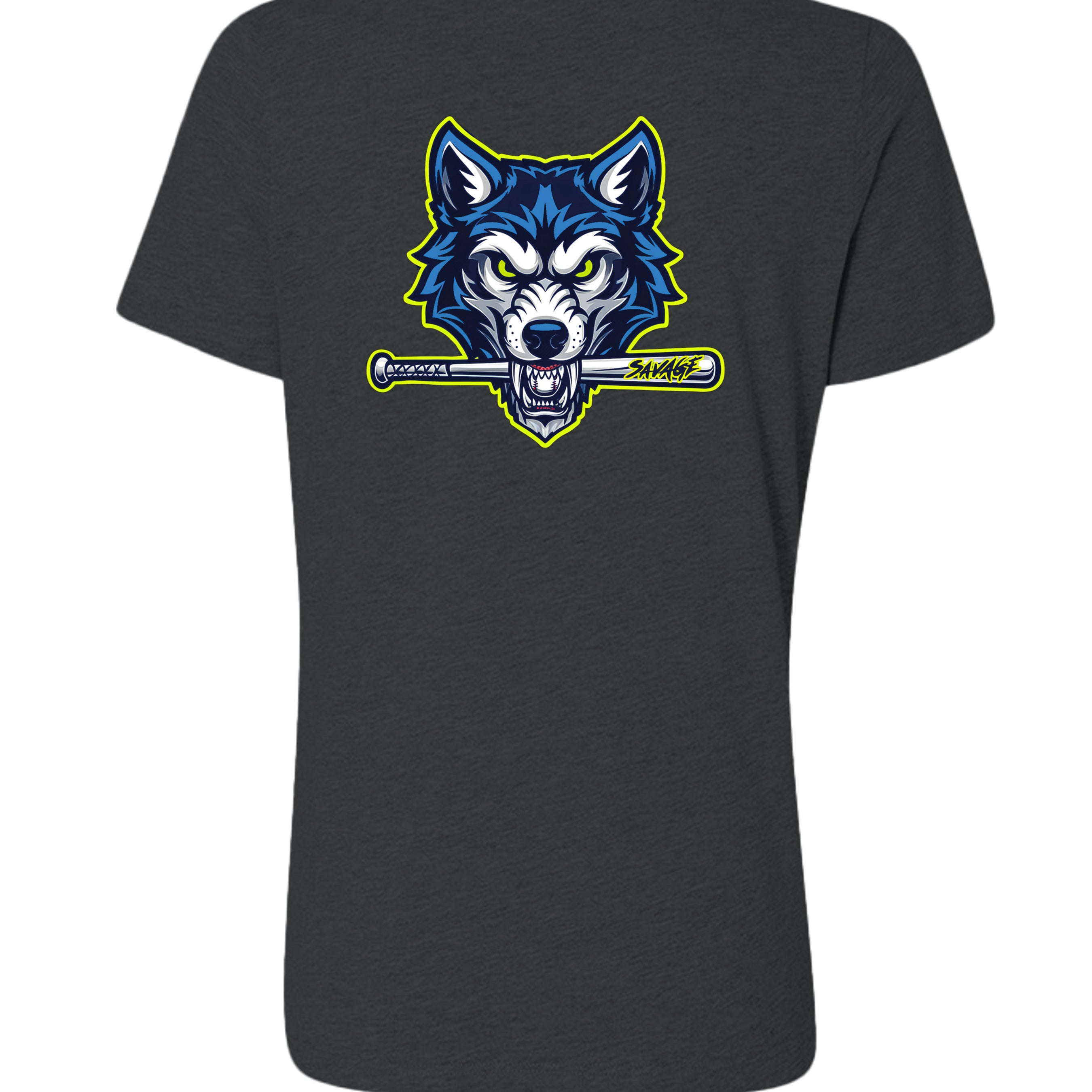 Dark Grey Heather - 6405CVC - BACK